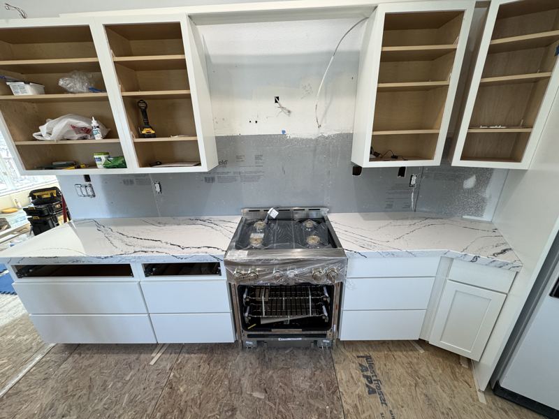 Range Wall & Open Shelving