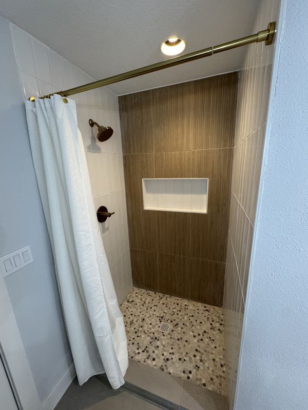Tiled Walk-In Shower