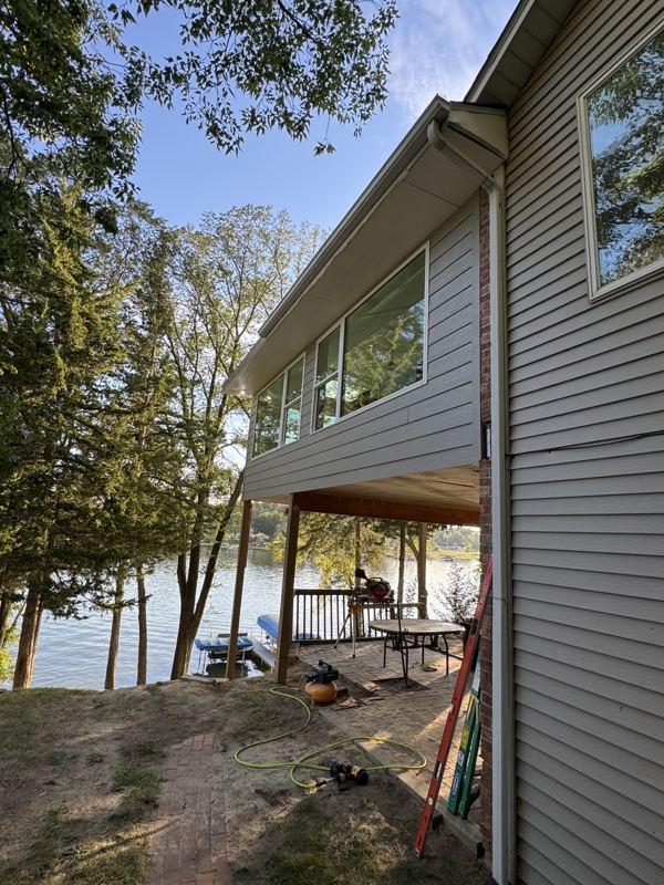 Lakeside Elevation & Deck